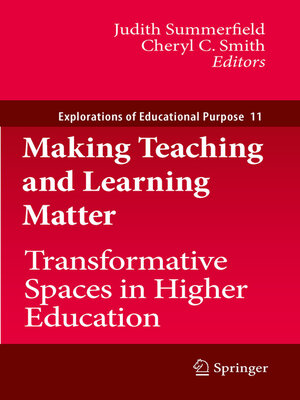 cover image of Making Teaching and Learning Matter